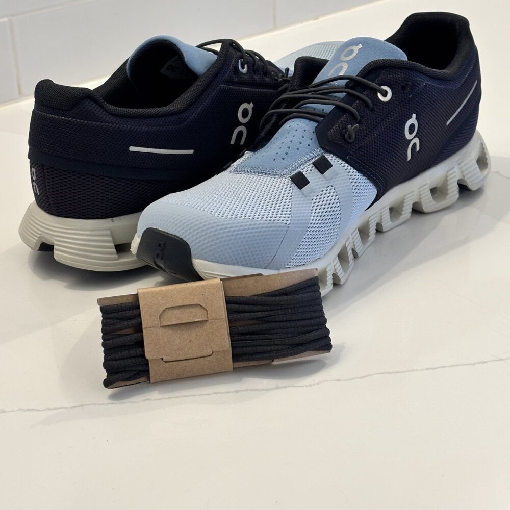 On Cloud 5 Midnight/Chambray Mens Size 9 - Picture 6 of 9